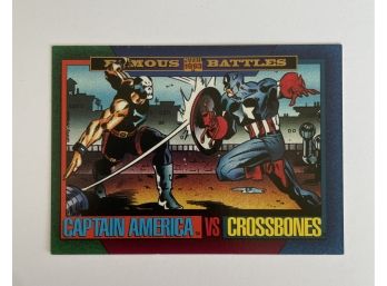 1993 Marvel Captain America Vs. Crossbones Trading Card