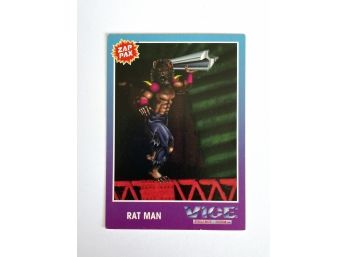 1991 American Sammy Corporation RAT MAN, Vice Project Doom Trading Card