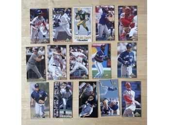 1994 FLEER Game Breaker MLB Baseball Cards. Tall Cards