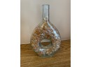 Christmas Lot: Ceramic Snowman Glass Figurines EZ Bowmaker Glass Bottle Pan