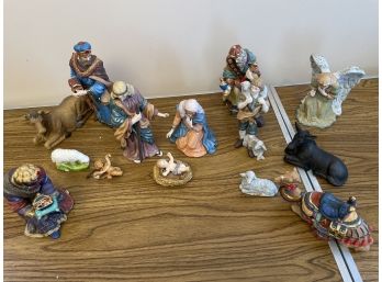 Ceramic Christmas Nativity Set