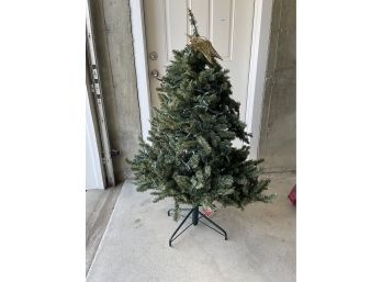 4 Foot Christmas Tree With Lights With Stand