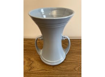 ABINGDON USA Blue Ceramic Vase: Double Handles