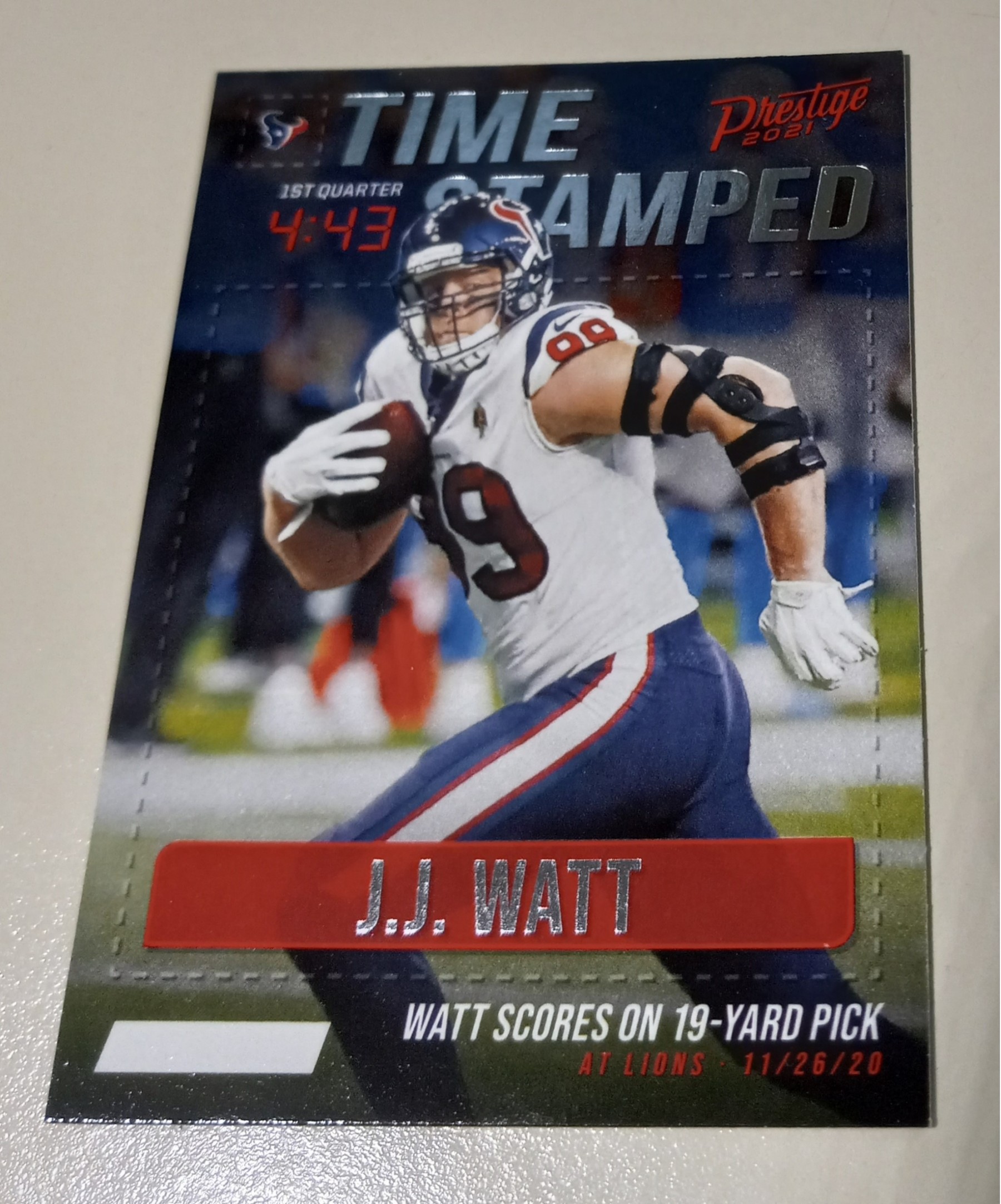 2021 Panini-Prestige:  J.J. Watt