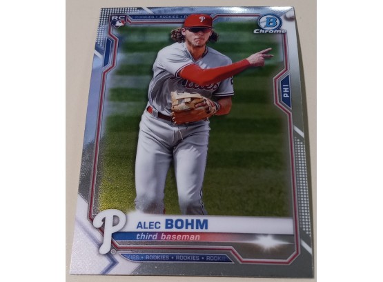 2021 Topps - Bowman Chrome:  Alec Bohm (Rookie Card)