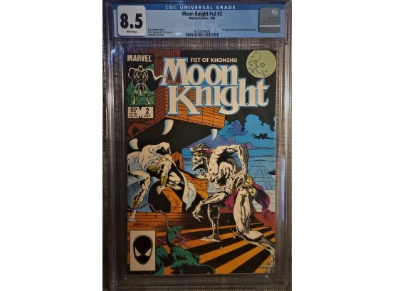 Moon Knight #2 Edition {1985}:  CGC 8.5 !!