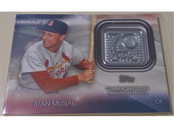 2021 Topps Anniversary Logo Patch:  Stan Musial
