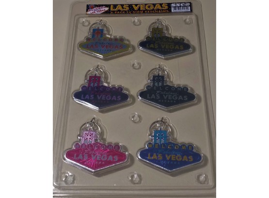 Las Vegas Key Chains (6 Chain Lot)