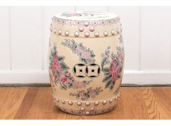 Chinese Painted Garden Seat