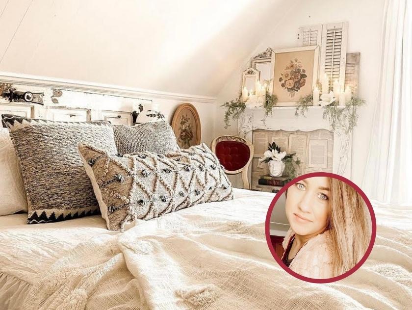 art, books, vintage books, decorating with neutrals, vintage furniture, antiques, farmhouse design