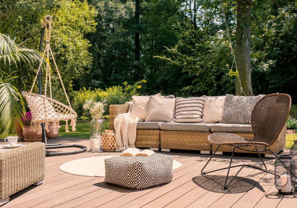 outdoor patio, outdoor furniture