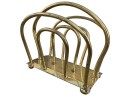 Vintage Brass Magazine Rack In The Dorothy Thorpe Style