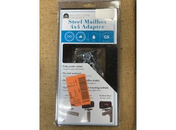 Steel Mailbox 4x4 Adapter - New