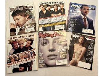 Rolling Stone Magazines Britney, Obama, Emma Stone, Radiohead, U2, Rock & Roll Yearbook
