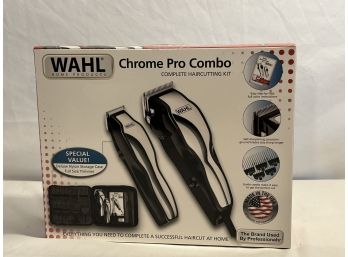 Wahl Chrome Pro Combo Complete Haircutting Kit New In Box Model #79520-2601