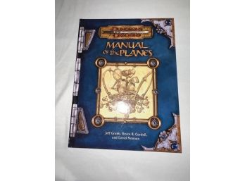 Dungeons & Dragons Manual Of The Planes Jeff Grubb, Bruce Cordell, And David Noonan Hardcover Book