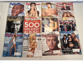 Rolling Stones Magazine July-December 2003 Justin, Britney, Eminem, Mary Kate & Ashley, Johnny Cash, Lot 10