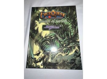 Everquest Role Playing Game Monsters Of Norrath (sword & Sorcery) Hard Cover Book