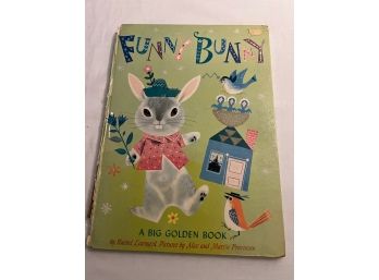 Funny Bunny A Big Golden Book By Rachel Learnard And Martin Provensen