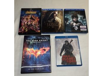 The Dark Knight Trilogy, The Hobbit Desolation Of Smog & Battle Of The Five Armies 3D Blu-ray, & More
