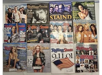 Rolling Stone July-december 2001 Britney, Angelina, 9/11, Special Double Issue Rock & Roll Yearbook (misprint)