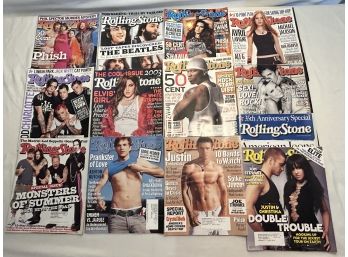 Rolling Stone Magazines Jan-June 2003 Justin Timberlake, Ashton, The Beatles, Pamela & Tommy Lee Phish Lot 9
