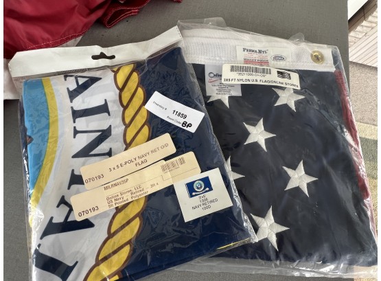 Lot Of Two Flags New In Bags