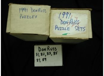 1991 Donruss Baseball Puzzle-2 Sets Of Puzzles And Mixed Baseball Cards- Mixed Years