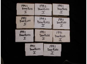1991 Donruss Baseball Series 1 Trading Cards-Repeat Bundle -11 Boxes Baseball Cards