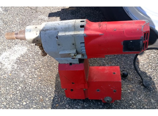 Milwaukee Heavy Duty Mounted Drill 220V Not Tested