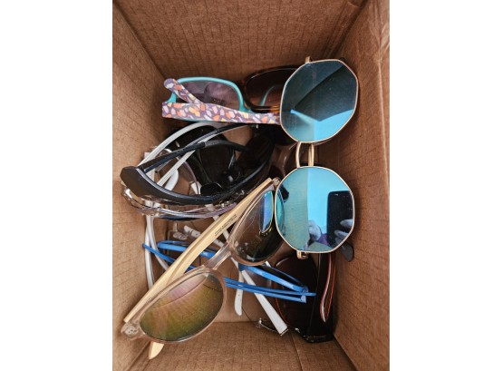 Box Of Sunglasses And Readers