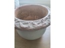 Hobnail And Pottery Planters