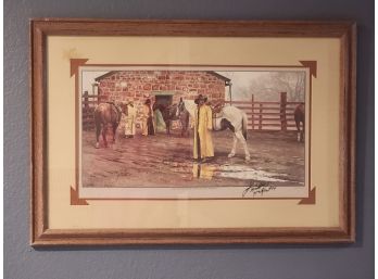Signed By Gordon Snidow Ranch Life Art