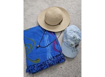 2 Hats And A Beach Sarong