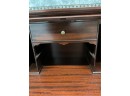 079 Antique Mahogany And Satinwood Marquetry Inlaid Mother Of Pearl Drop Front Desk