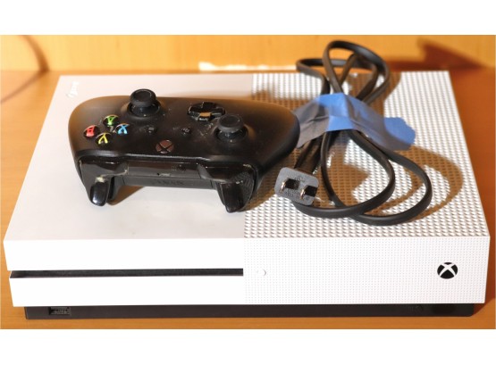 An X Box One S With 1 Controller. 9 X 12