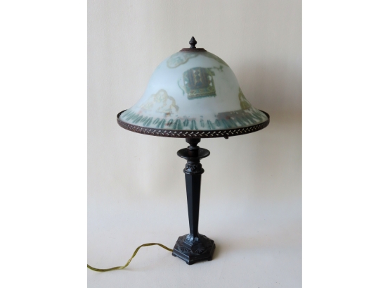 A Reproduction Arts & Crafts Table Lamp.