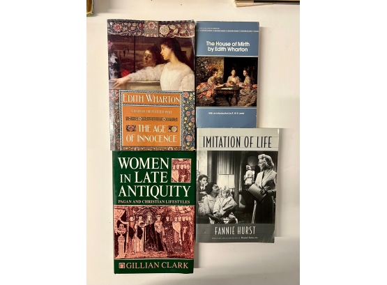 Group Of 4 Books Including 2 By Edith Wharton, Fannie Hurst And Gillian Clark