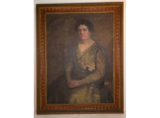 Woman Portrait Oil On Canvas
