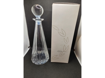 Lenox Crystal Decanter With Stopper - Crosswinds