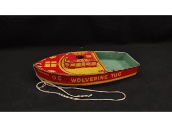 Wolverine Tin Tugboat Toy