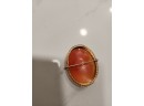 #3 ANTIQUE 10k GOLD CAMEO PENTAND AND PIN