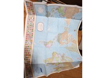 Large School House World Map Poster