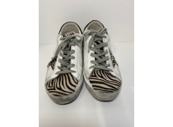 Golden Goose Superstar Ltd Edition # 430/493 Zebra Toe