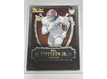 SUPER RARE 4/5!! 2023 WILD CARD SPPROMO WILL ANDERSON WEEKEND WARRIORS