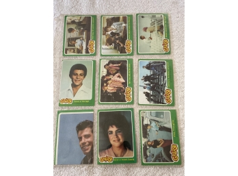 1978 Grease Cards Lot Of 9