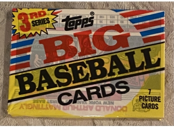 1988 Topps BIG Baseball Cards 3rd Series Don Mattingly Showing!