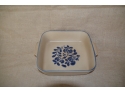 (#96) Pflatzgraff Yorktown Blue Square Baker Oven Casserole Baking Dish 8.5x9