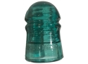 Antique Brookfield New York Aqua Blue Green Glass Insulator
