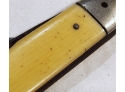 Lot/5 Vintage Pocket Knives Imperial Fotter Fisk & Rawson Richlands Cork Screw Celluloid